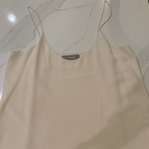 Everlane double-lined silk v-neck cami